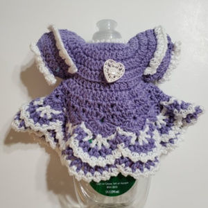 Crochet dishsoap bottle dress